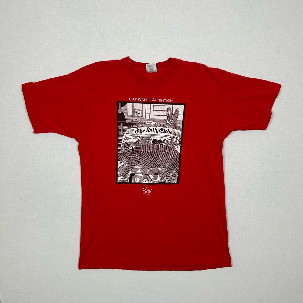 Vintage 90s Cat Wants Attention Tee